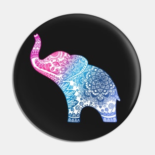 Elephant mandala Pin