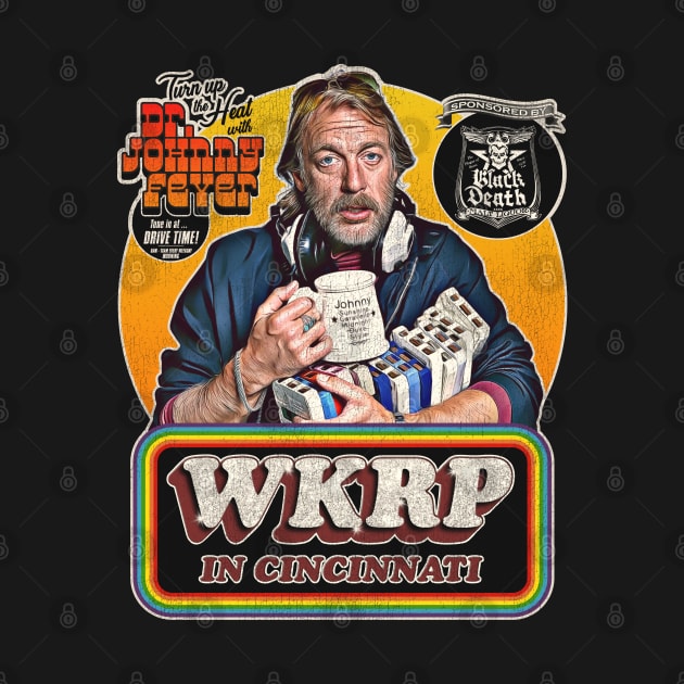 Dr Johnny Fever at Drive Time WKRP in Cincinnati by darklordpug