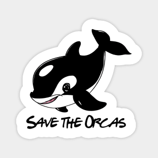 Save The Orcas Magnet