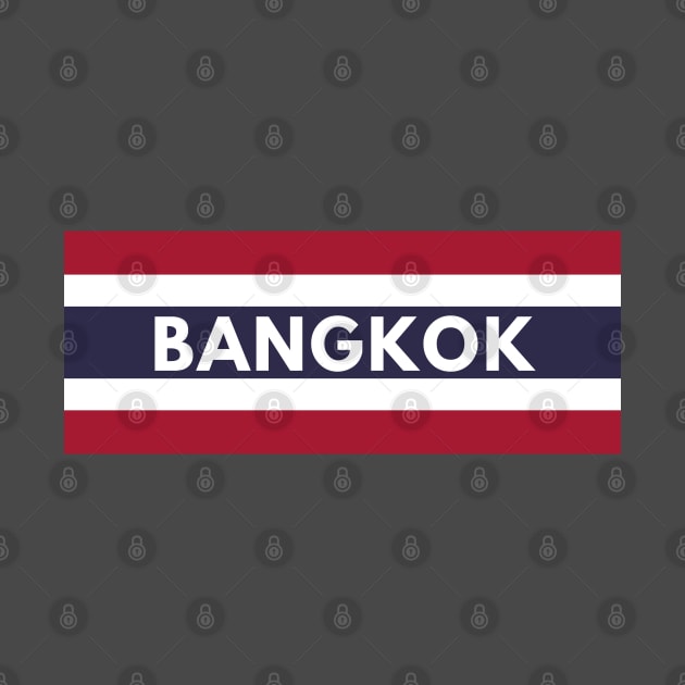 Bangkok City in Thailand Flag by aybe7elf