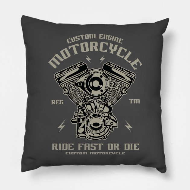 Custom Engine Pillow by PaunLiviu