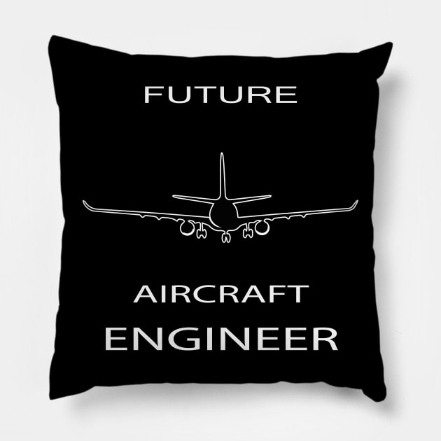 Future aircraft engineer aerospace engineering Pillow by PrisDesign99