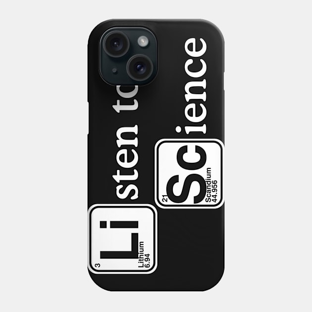 Listen to Science Phone Case by nickbeta