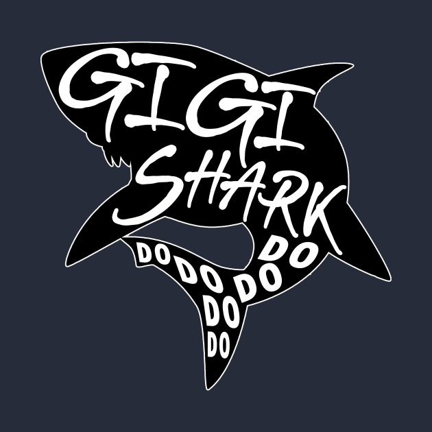 Gigi Shark (Baby Shark) - Minimal Lyrics Shirt by treszurechest