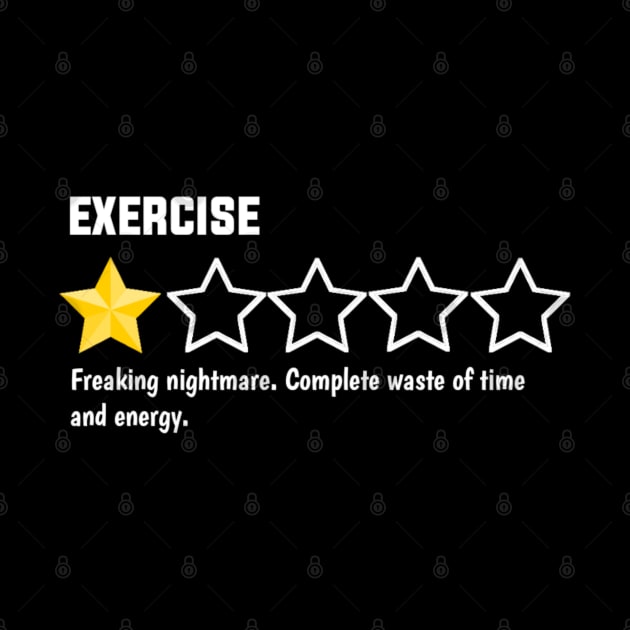 Exercise, one star, freaking nightmare. complete waste of time and energy. by sukhendu.12