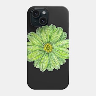 Lime Green Flower Phone Case