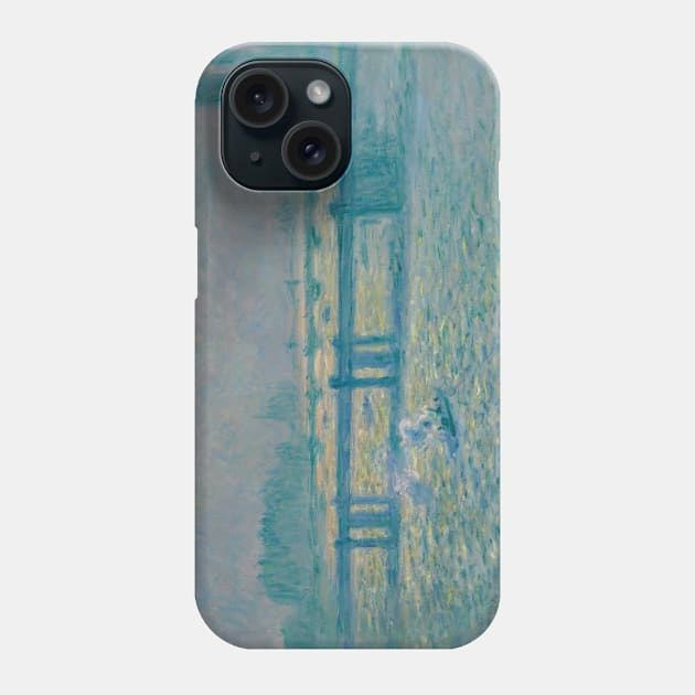 Reflections on the Thames - Claude Monet Phone Case by KargacinArt