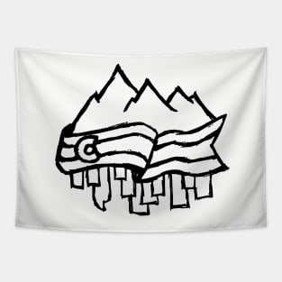 Vintage Denver Colorado Design Tapestry