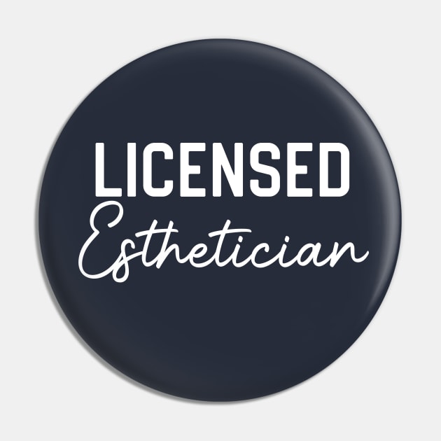 Licensed Esthetician Gift Licensed Esthetician Pin by kmcollectible