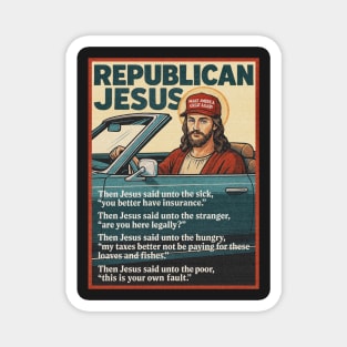 Republican Jesus Magnet
