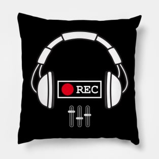 REC. Recording in progress. Pillow