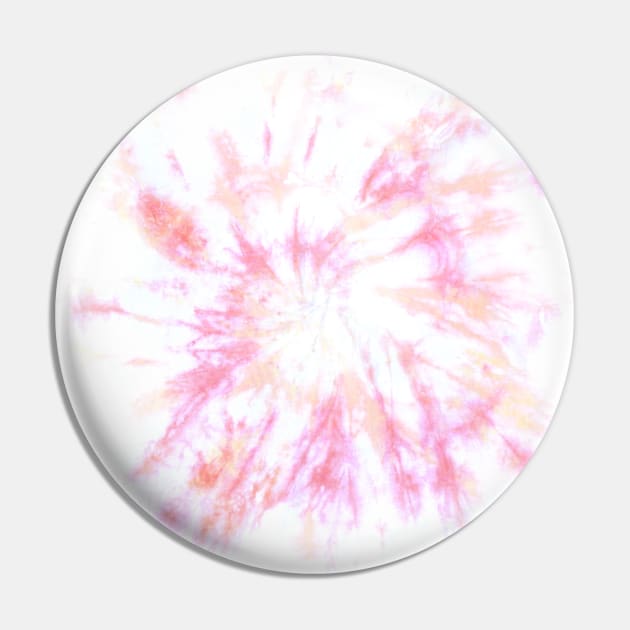 Pink and Orange Marble Tie-Dye Pin by Carolina Díaz