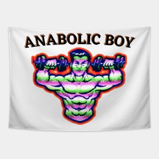 Anabolic Boy , Gym Time Tapestry