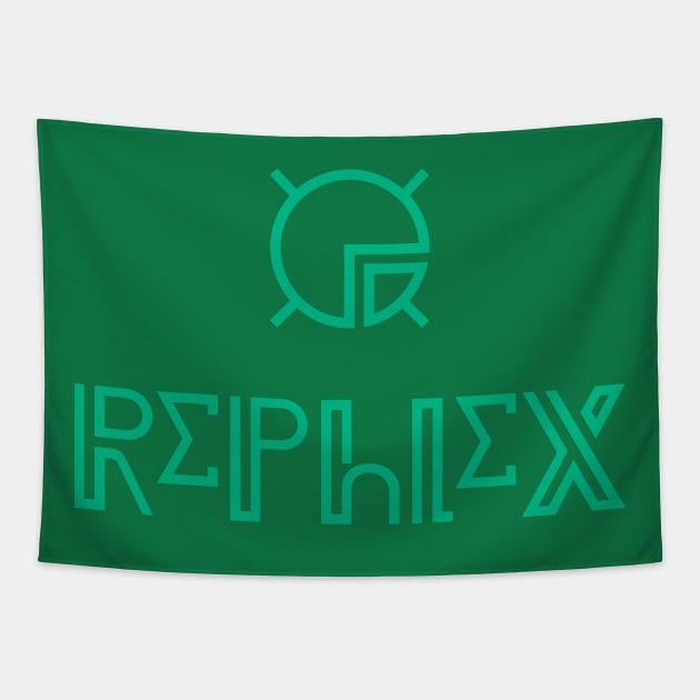 Rephlex (green) Tapestry by Joada