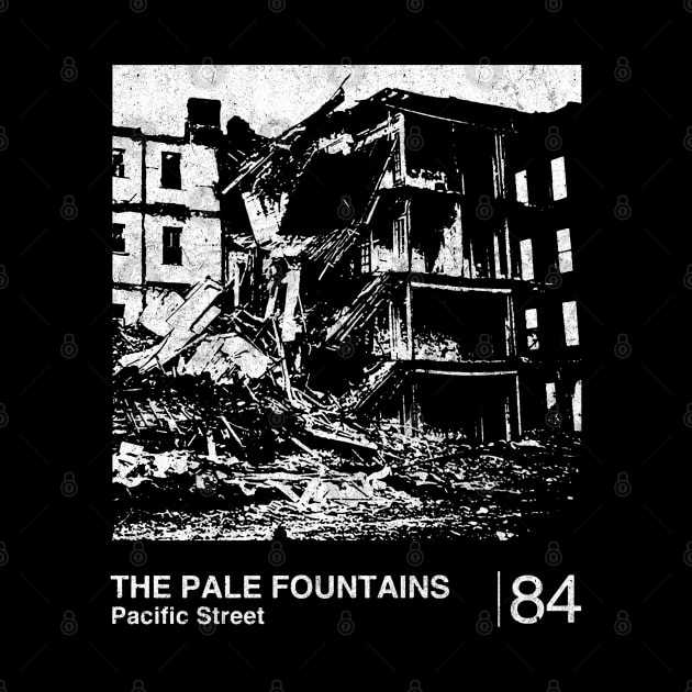 The Pale Fountains / Minimalist Graphic Artwork Design by saudade