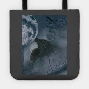 The Witchking Rides Under the Moon of Middle-earth Tote