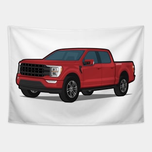 Car truck off road f-150 red Tapestry