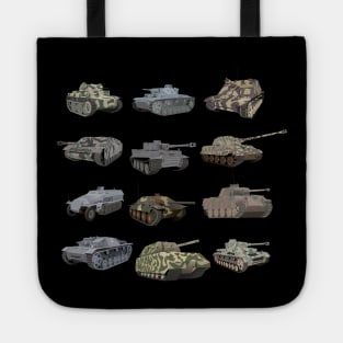 Multiple German WW2 Tanks Tote