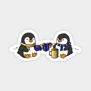 Jewish Penguins at Hanukkah Magnet