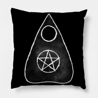 Galaxy pentacle planchette art Pillow