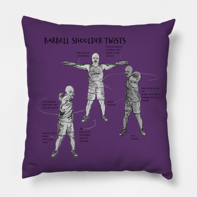 Barbell Shoulder Twist Pillow by DiPEGO NOW ENTERTAiNMENT