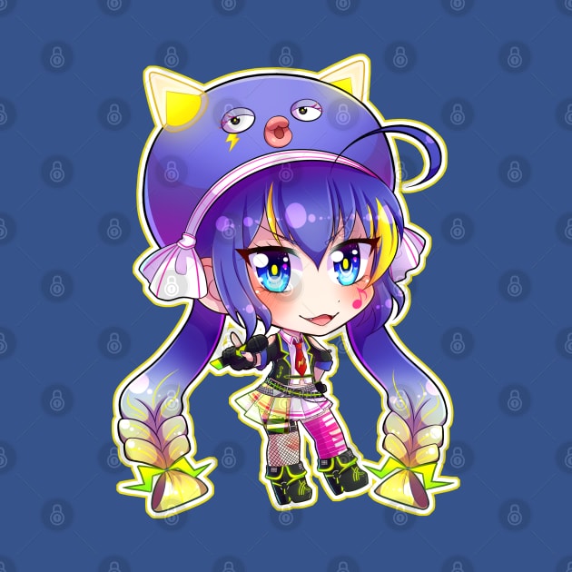 Vocaloid - Otomachi Una Spicy Chibi by Nadi-chan16