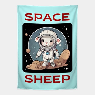 Space Sheep | Spaceship Pun Tapestry