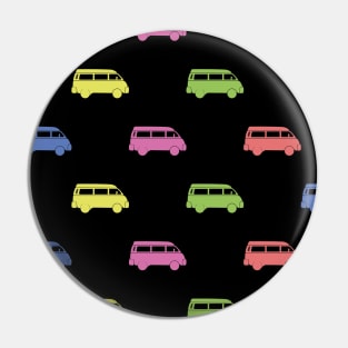 Colorful Van Pattern Pin