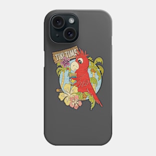 Tiki Time Parrot! Phone Case