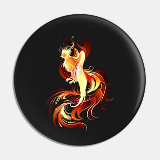 Fiery Bird ( Fire Phoenix ) Pin