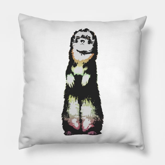 Ferret Pillow by ImaginativeWild