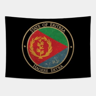 Vintage State of Eritrea Africa African Flag Tapestry