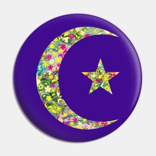 Star and Crescent Pin