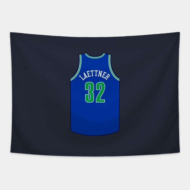 Christian Laettner Minnesota Jersey Qiangy Tapestry by qiangdade