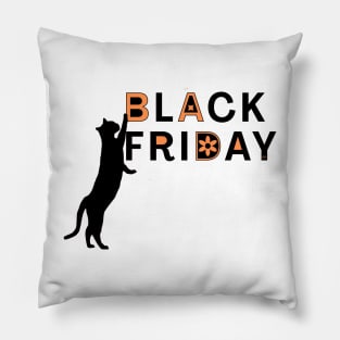 BLACK CAT BLACK FRIDAY Pillow