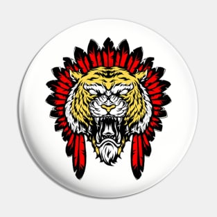 tiger dayak Pin