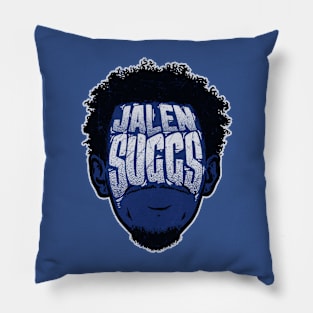 jalen suggs player silhouette Pillow