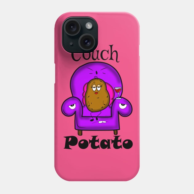 Couch Potato (Tater) Phone Case by DitzyDonutsDesigns