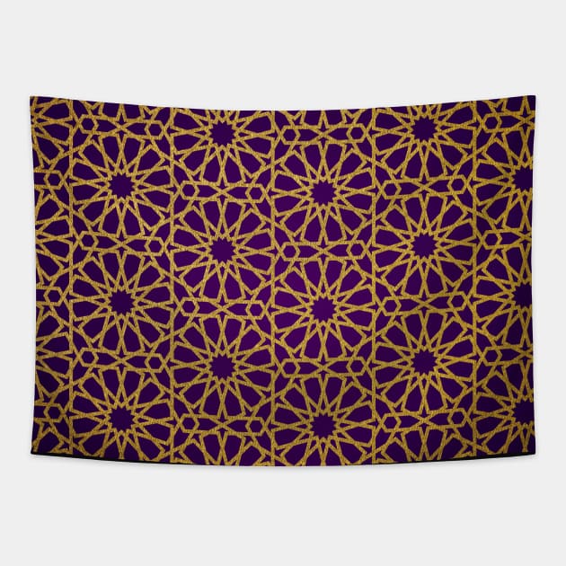 Arabic Gold pattern #14 Tapestry by GreekTavern