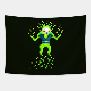 Green Skull Tapestry