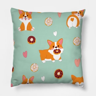 Corgi time Pillow