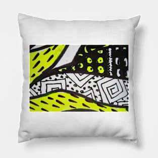 Abstract Fluoro 11 Pillow