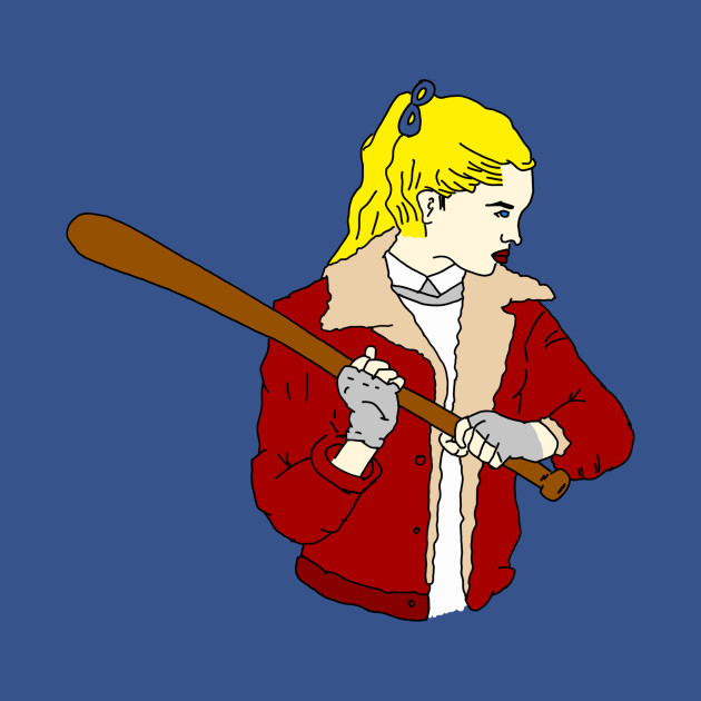 Disover Girl with Baseball Bat - Girl With Baseball Bat - T-Shirt