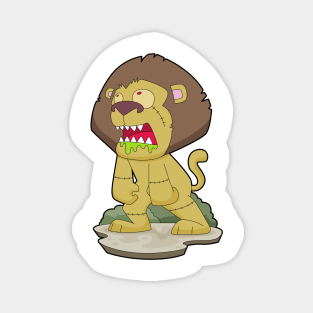 Lion Halloween Zombie Magnet