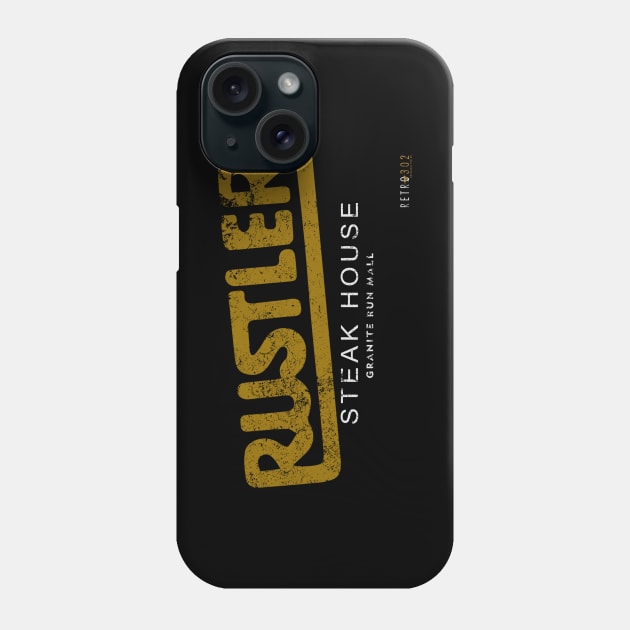 Rustler Steak House Phone Case by Retro302