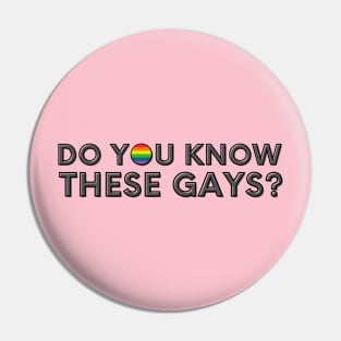 White Lotus Do You Know These Gays Pin