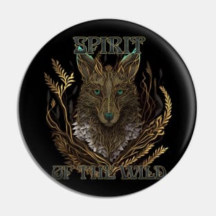 Spirit Of The Wild - Coyote Native American Trickster Animal Pin