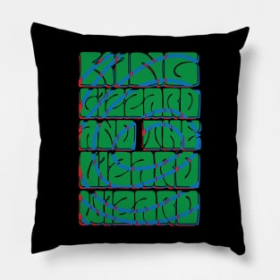 King Gizzard & the Lizard Wizard // Typography Design Pillow