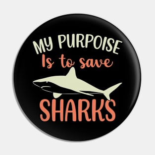 Shark Sharks Diver Shark Pin