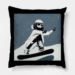 Snowboarder Gift Idea Pillow